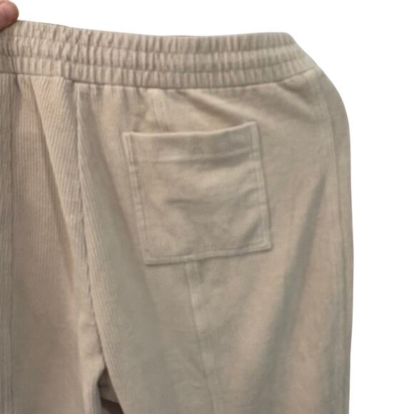 Anthropologie Daily Practice Corduroy Kick Flare Cargo Pull On Pants Medium Tan - Picture 5 of 10